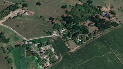 Una vista aérea de la hacienda El Ubérrimo (mapas de Google) 